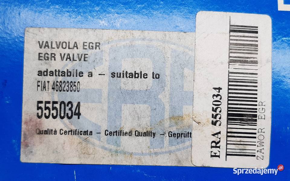 ZAWÓR EGR ALFA 19 JTDM OPEL 19 CDTI 46823850 Mielęcin