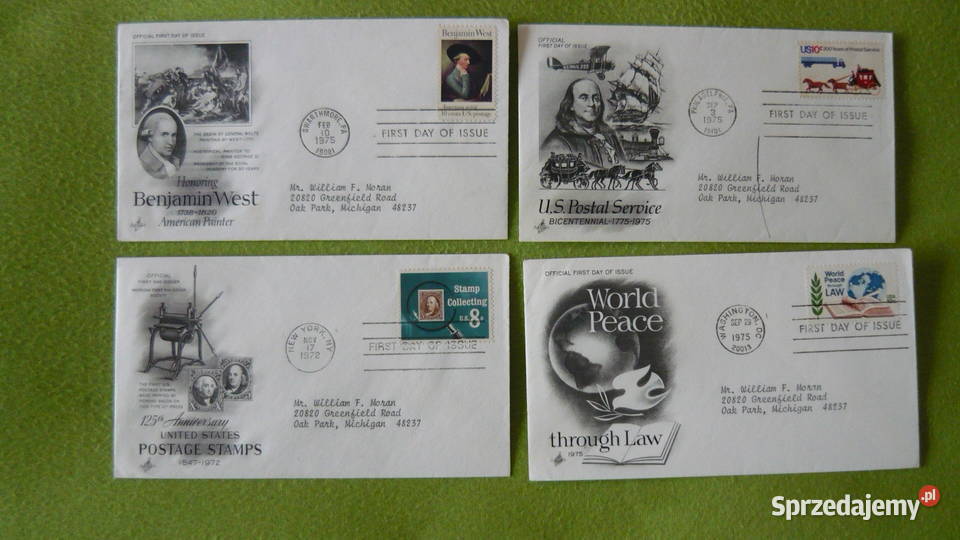 Koperty całostki USA Myszków