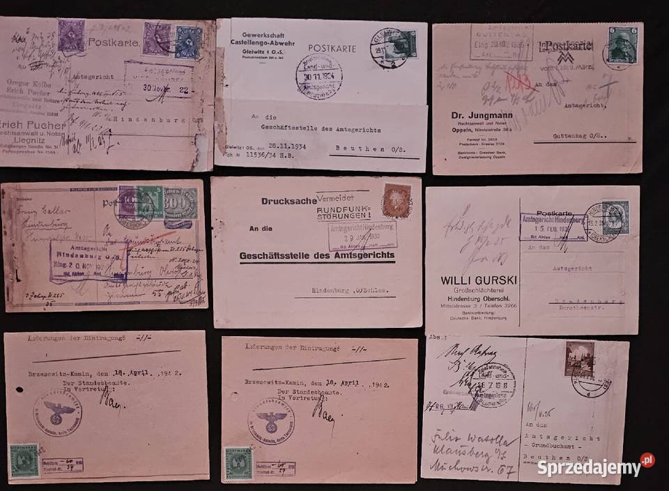 Karty Pocztowe 1900 roku Katowice