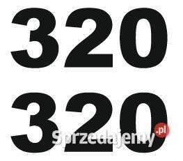 Zestaw naklejek na koparkę BOBCAT 320 małopolskie