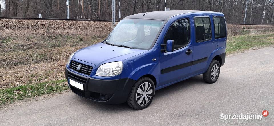 Fiat Doblo 19 MultiJet 2007 5 osobowy kangoo elektryczne szyby małopolskie Brzesko