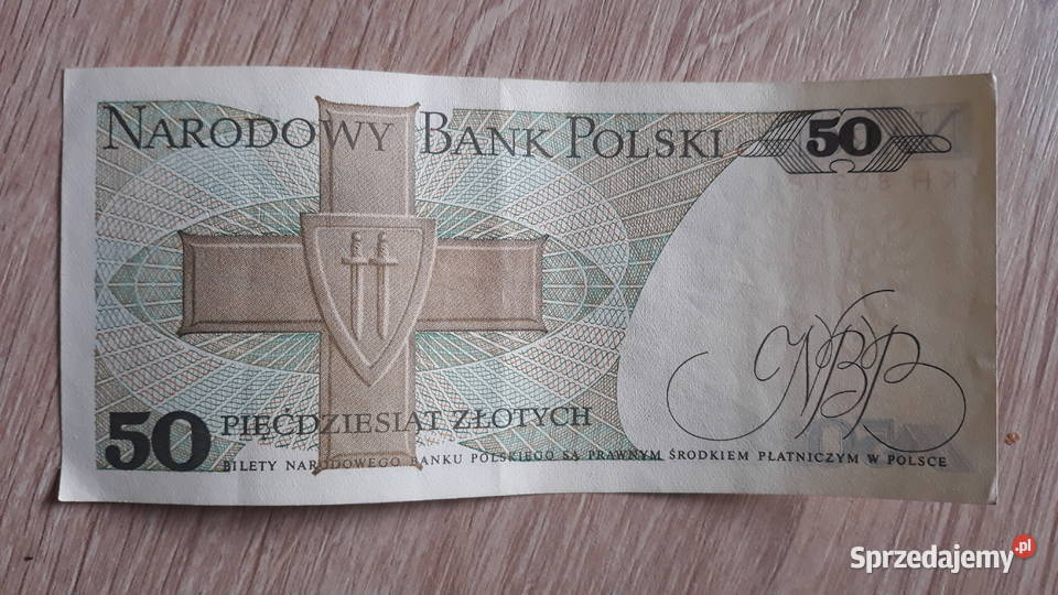 50 złotych 1 XII 1988 r seria KH Konin