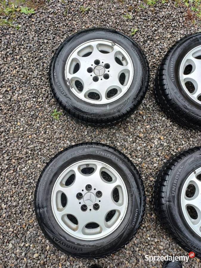 Alufelgi 15 5x112 Mercedes z oponami zimowymi Opatów sprzedam