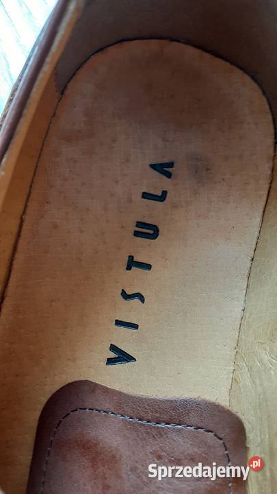 Buty Vistula klasyczne brązowe męskie 40 skóra Sosnowiec