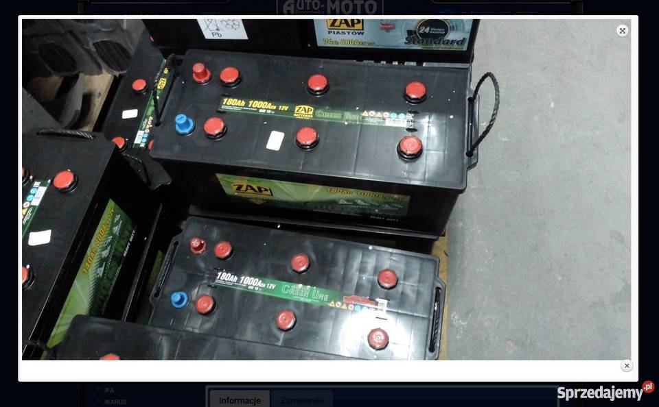 AKUMULATOR 12V 180AH 1000A PIASTÓW PREMIUM Brzozówka