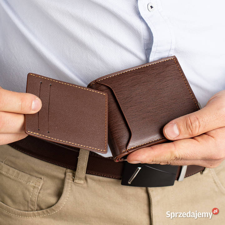 Pasek i portfel na prezent chłopaka elegancki Warszawa sprzedam