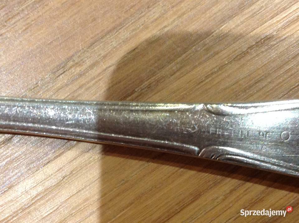 Stara Srebrna Łyżeczka Sygnowana Nowa Sól