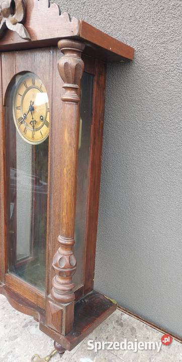 Stary zegar ścienny Junghans 1910r eklektyczny Tczew