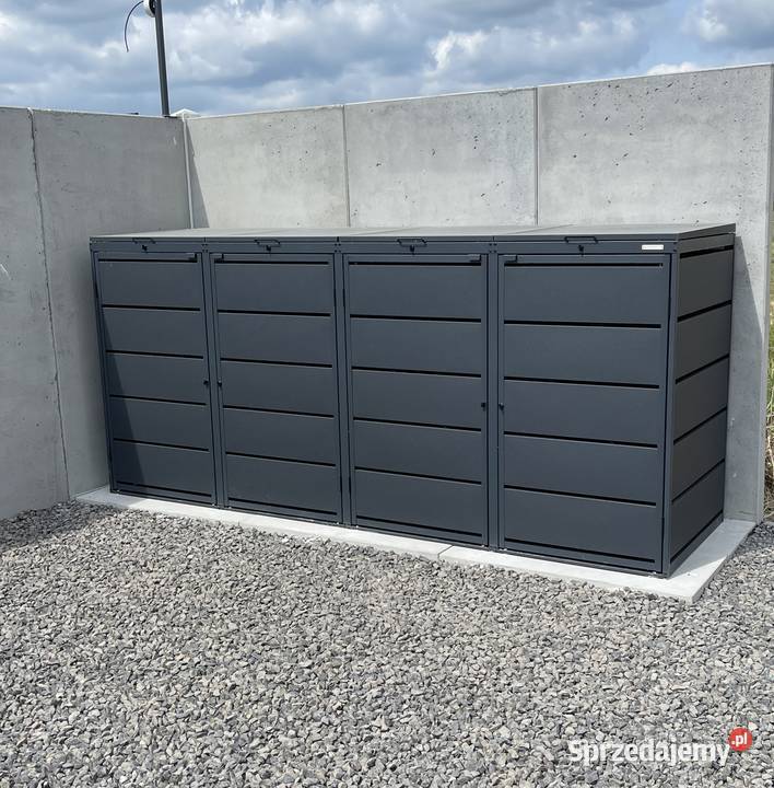 Zabudowa na kosze na śmieci Obudowa koszy na