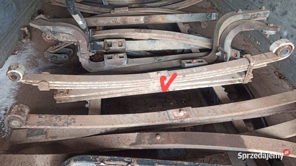 Resory Resor tylny 5 piór Mercedes Vario Rex 814 Zawieszenie i układ kierowniczy sprzedam