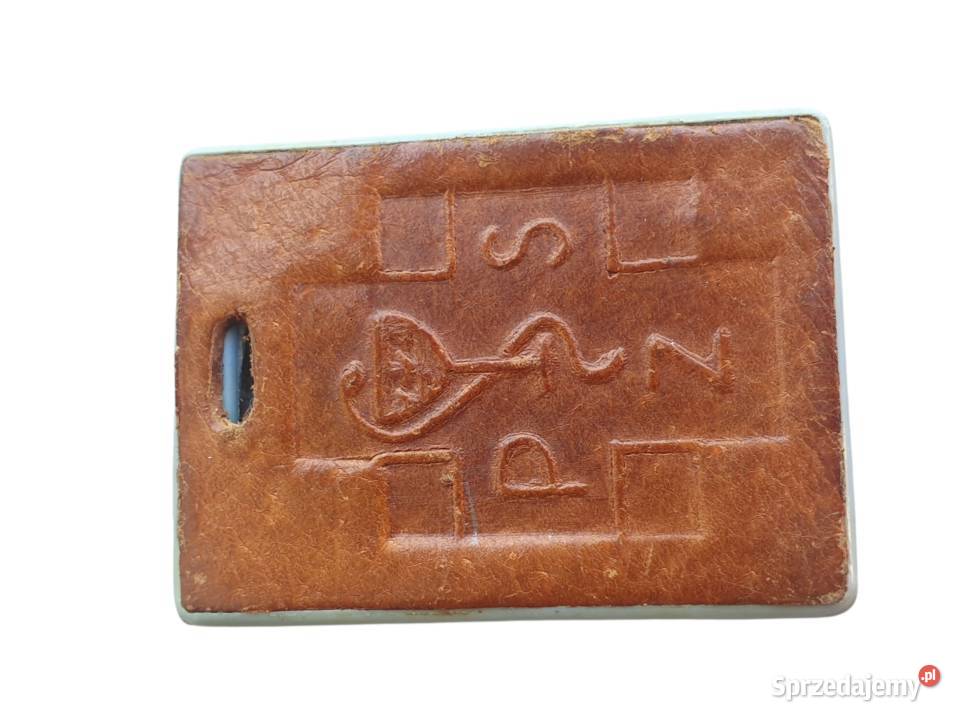 Stara zawieszka przypinka do kluczy plastikowa śląskie Cieszyn