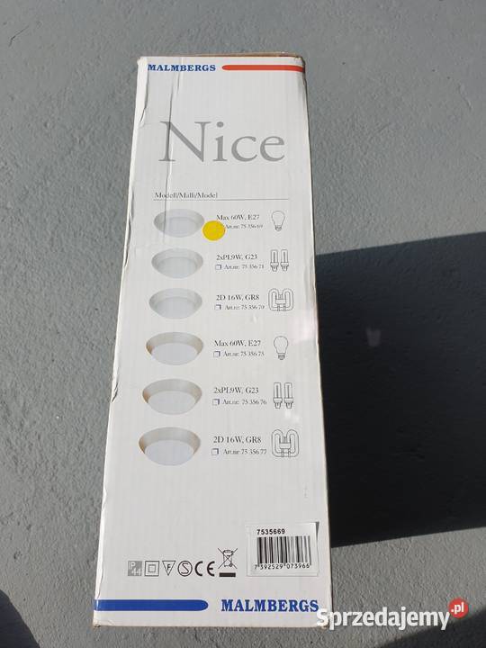 Lampa plafon pokojowy sufitowy Mrągowo okazja