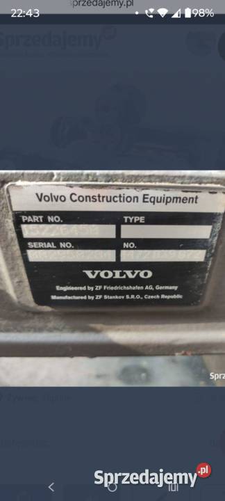 Volvo L30G Mosty ZF do ładowarki Żywiec sprzedam