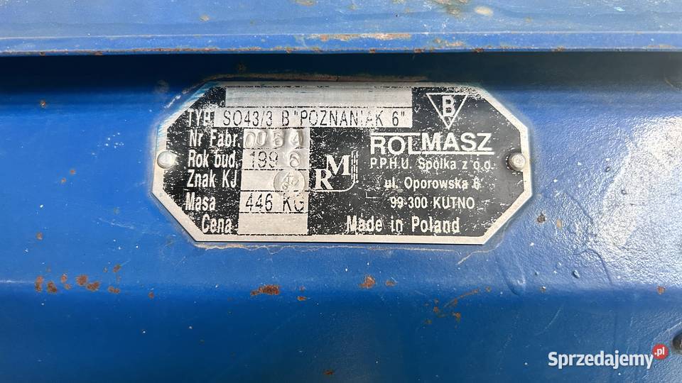 Siewnik Poznaniak 27m Wadowice