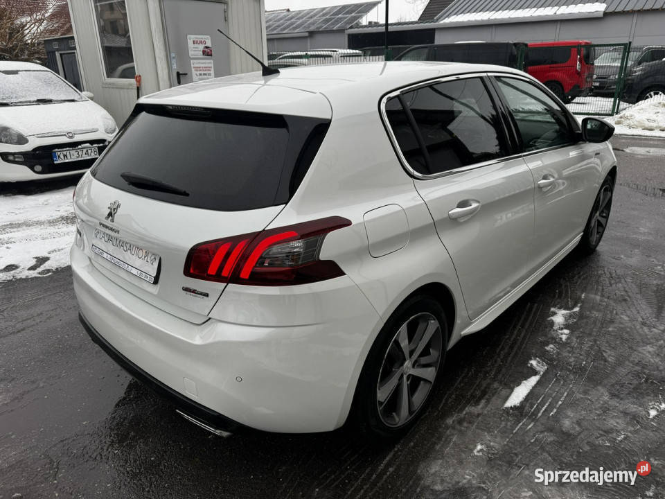 Peugeot 308 RatyZamianaGwarancja GTline biała biały małopolskie Gdów sprzedam