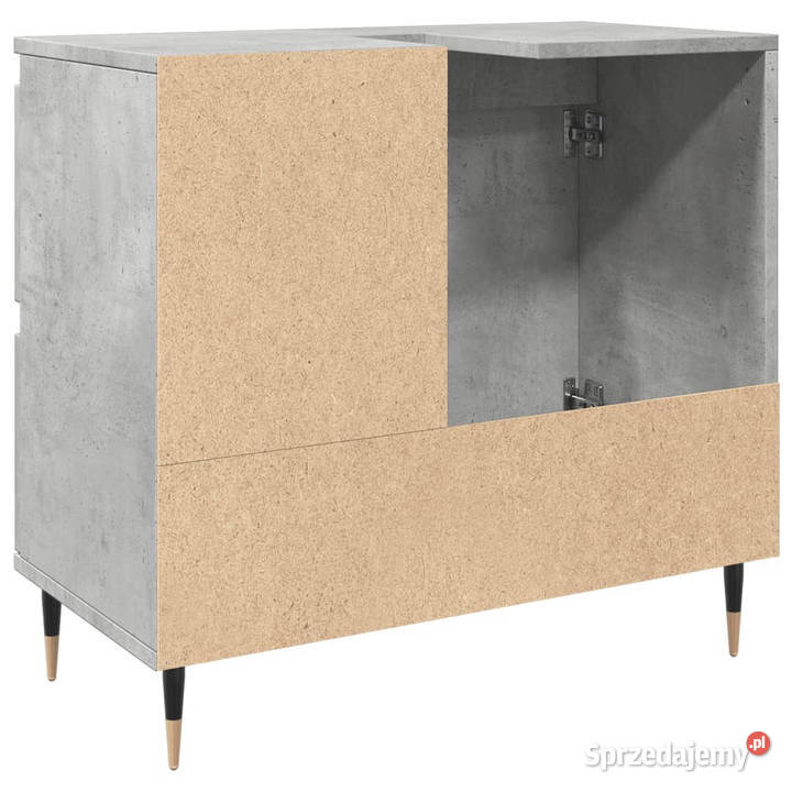 Szafka łazienkowa szarość betonu 65x33x60