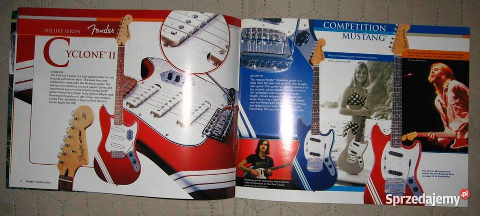 Fender Frontline 2002 brochure catalog katalog Fender Kępice