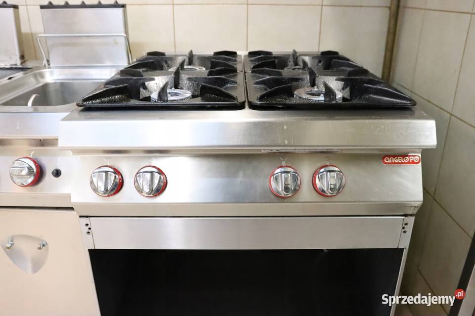 Kuchnia gaz 4 palniki Angelo 190FAAFOMO 34 kW Góra