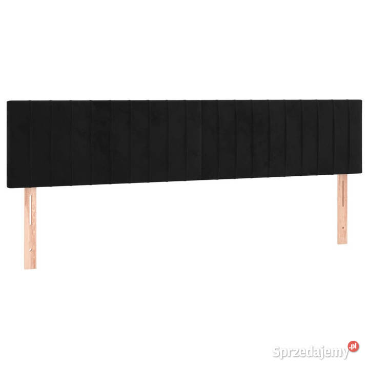 Zagłówek do łóżka z LED czarny 180x5x7888 mazowieckie Warszawa