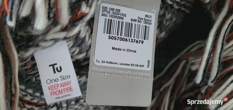 Nowe ciepłe ponczo one size wypada na L i XL Bydgoszcz