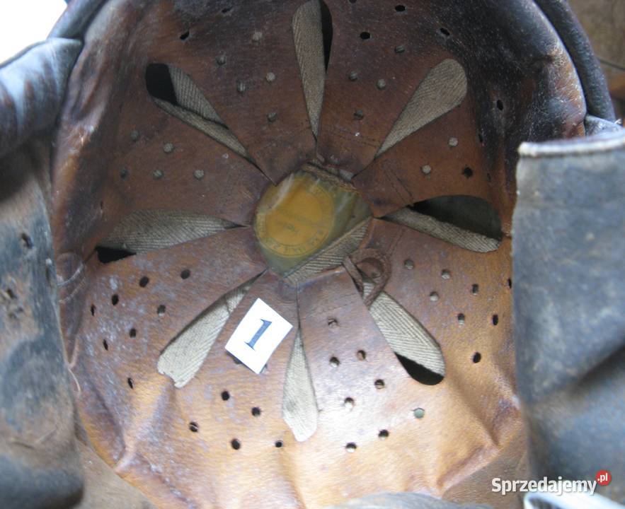 Kask orzeszek PRL 2 Kaski Dąbrowa Górnicza