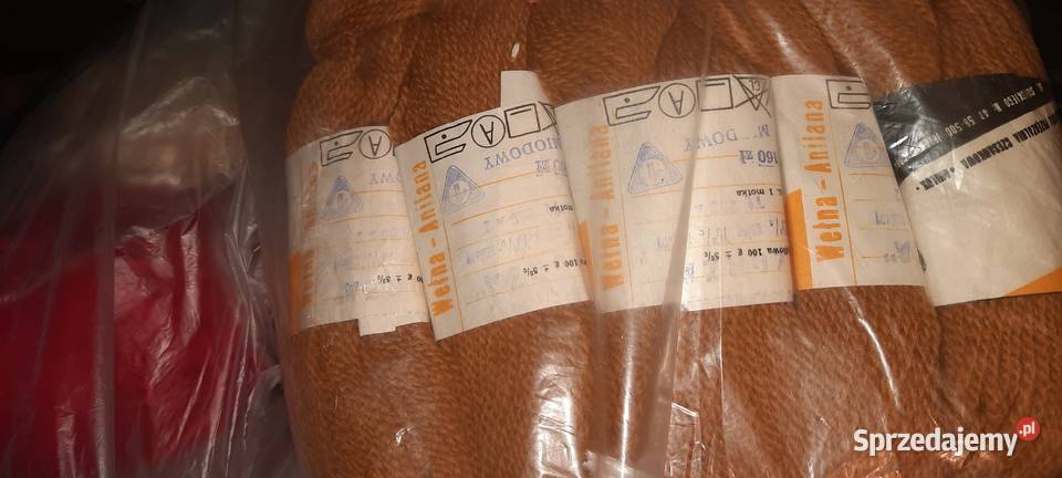 Włóczka kolor miodowy 1 oryginał Lublin