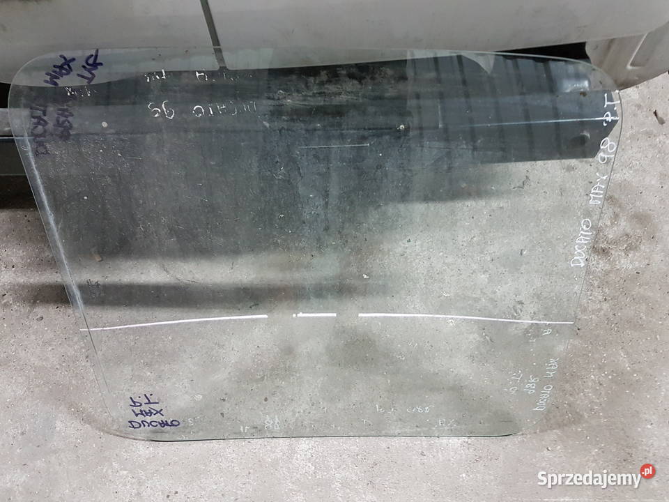 DUCATO BOXER JUMPER SZYBA TYL PRAWA SZYBA DRZWI sprzedam