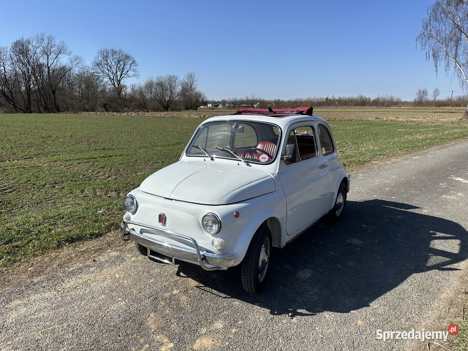 Klasyczny Fiat 500 1972r Świetny Stan Rok produkcji 1972 małopolskie Tomice