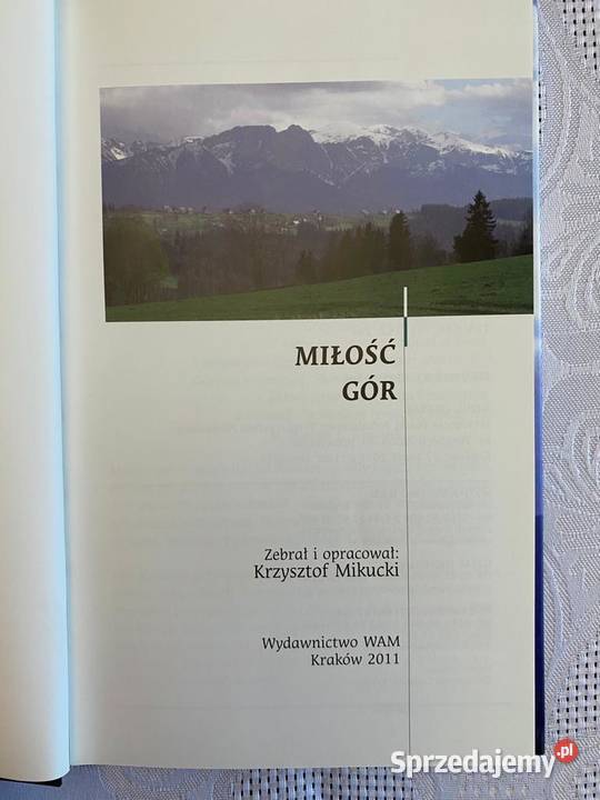Miłość gór wydawnictwo WAM Kraków