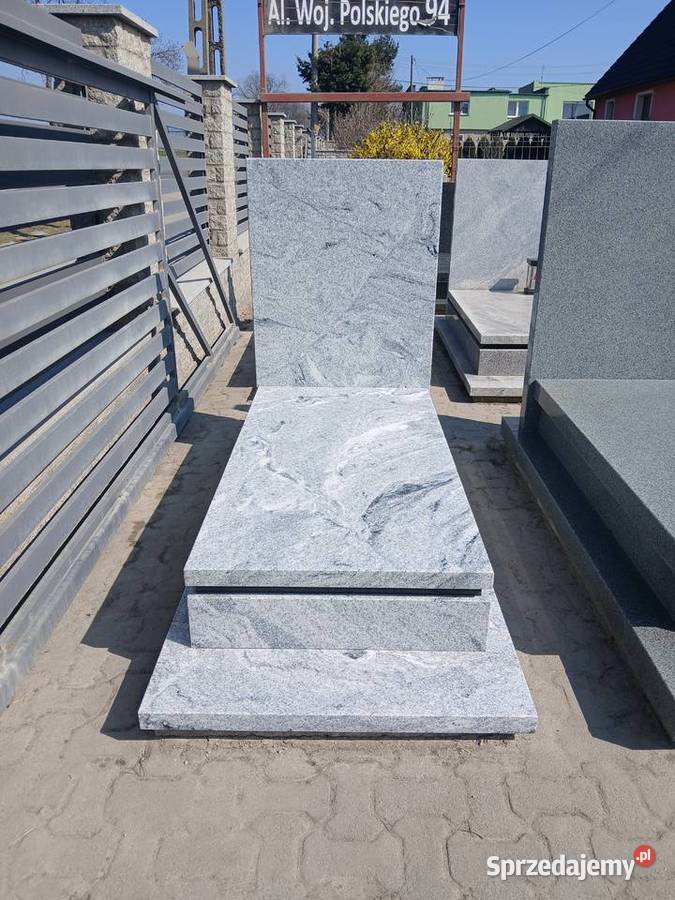 Nagrobek Viscount white 190 x 90 Strzegom Pozostałe usługi