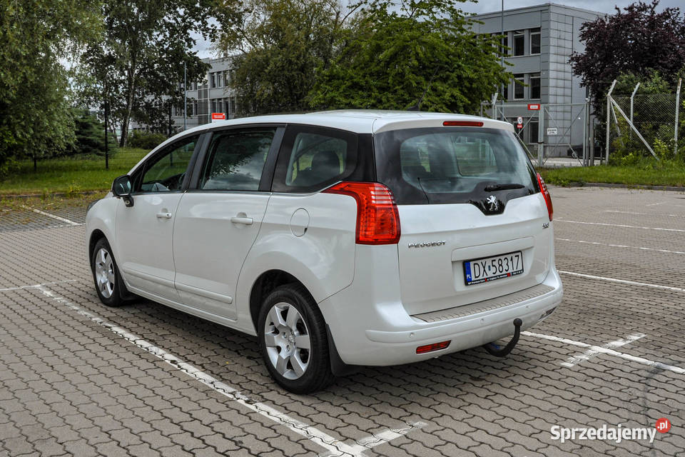 Peugeot 5008 138 Bezwypadkowy Rok produkcji 2010 Wrocław sprzedam