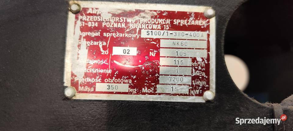 Kompresor Airpol NK60 Kompresory Włoszczowa sprzedam