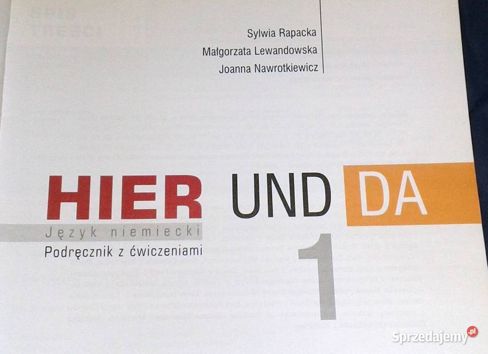 Hier und da 1 Język niemiecki Podręcznik z Chełm