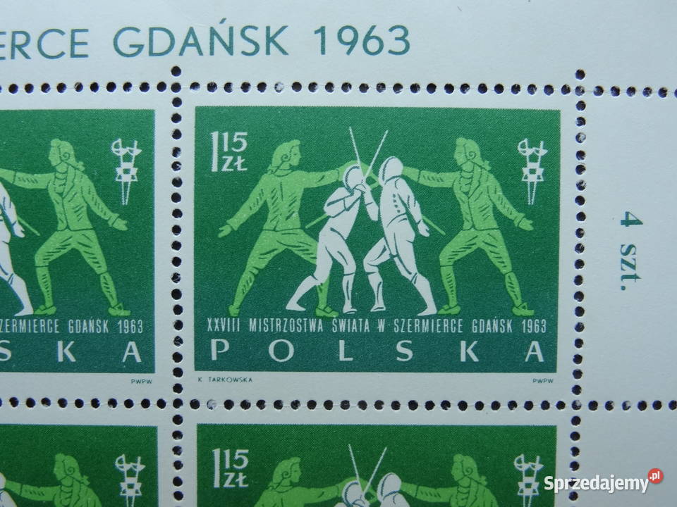 Znaczki pocztowe Polska Fi 12571262 Arkusz Jarosław