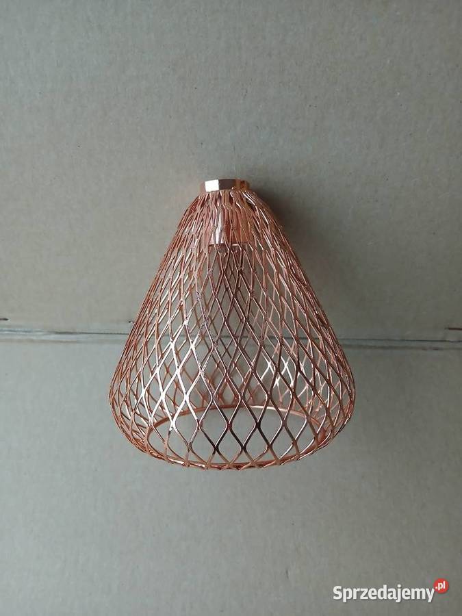 Klosz do lampy metalowy koszyczek na oprawkę G9 mazowieckie