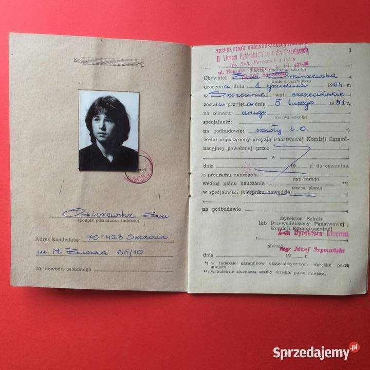 1722 IndeksOrkiszewska Szczecin