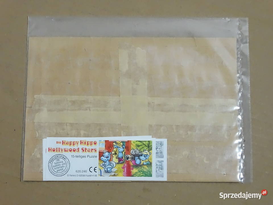 Kolekcjonerskie Puzzle Kinder Niespodzianka Biłgoraj sprzedam
