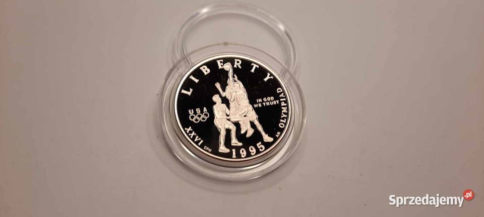 monety USA zestaw 1 i 12 dolara Olimpiada mazowieckie Warszawa