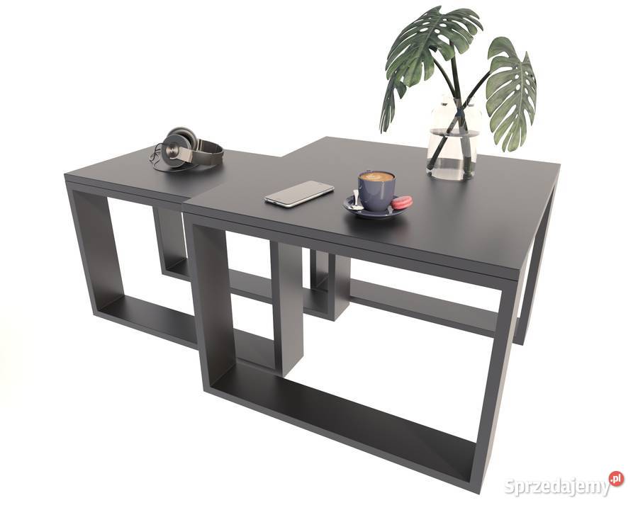 Ława Stolik kawowy Zestaw 2 ław do salonu pokoju