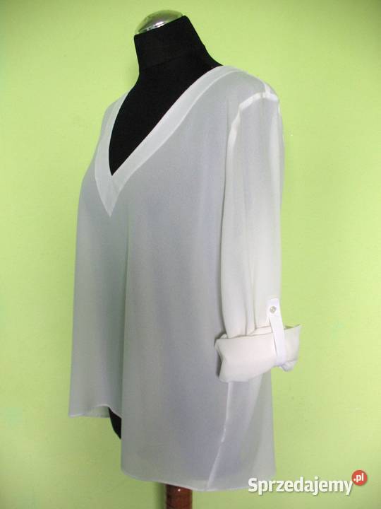 Bluzka oversize 46 3XL biust 118 asymetryczna Siedlce