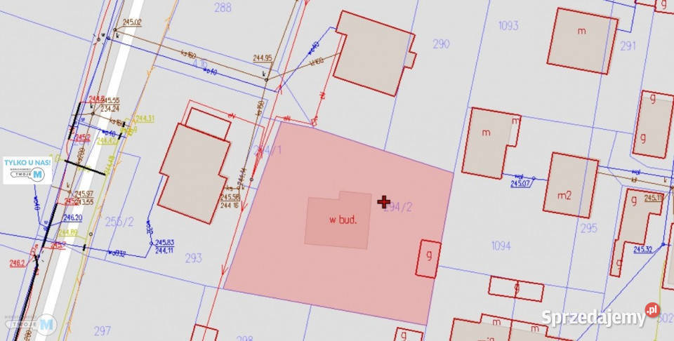 Działka 718m2 Jędrzejów