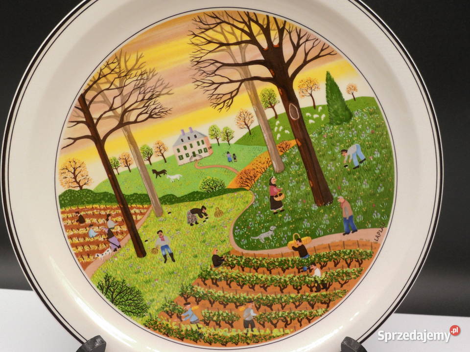Zestaw 4 Talerzy Kolekcjonerskich Villeroy Boch sprzedam