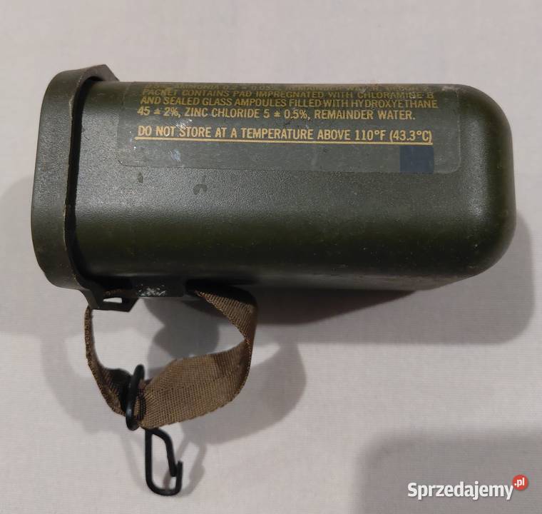 Pudełko wodoszczelne M258A1 Us Army decon kit Wrocław sprzedam
