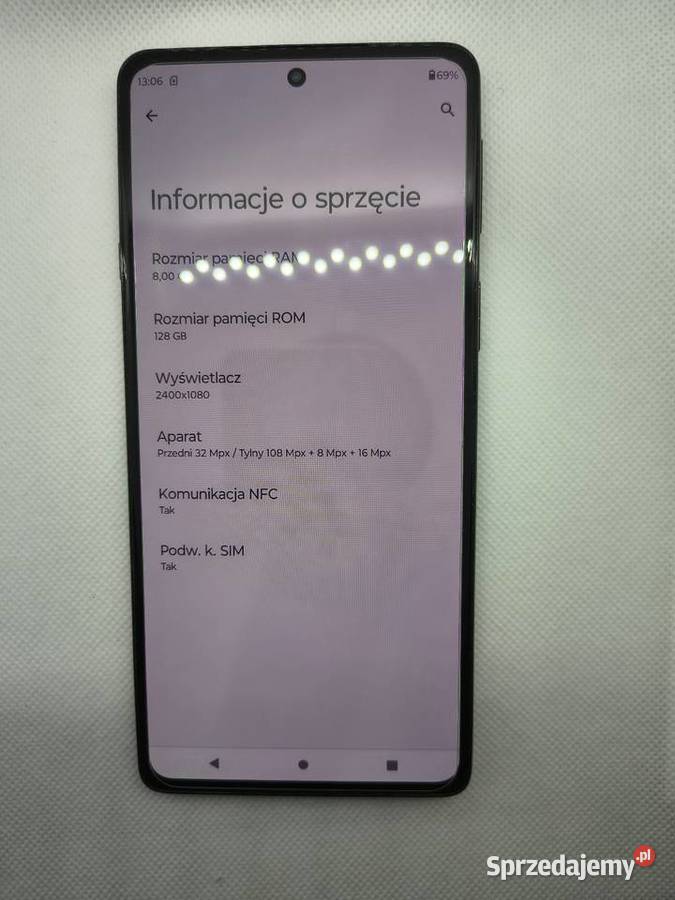 Motorola edge 20 5G 8GB128gb stan 108 mpxzoom Czechowice-Dziedzice