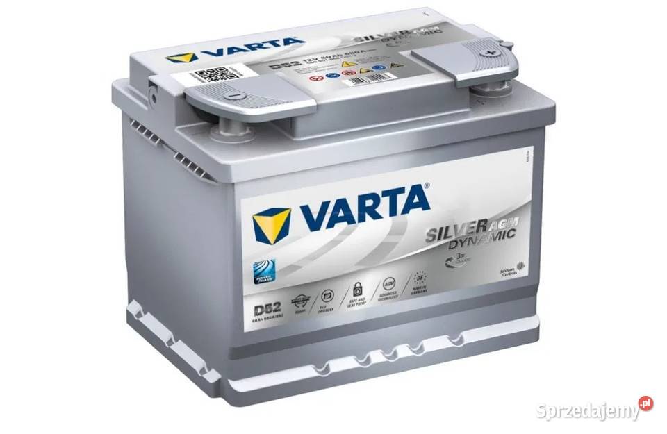 Akumulator Varta Silver Dynamic Agm D52 60Ah680A Pruszków