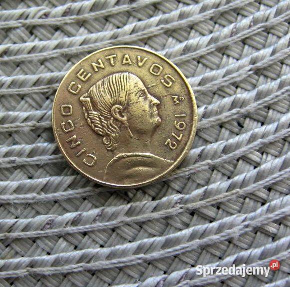Meksyk 5 Centavos 1972r Kalisz