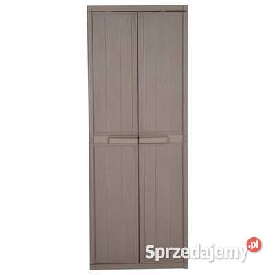 vidaXL Szafka ogrodowa brązowa 65x45x172 PP mazowieckie Warszawa