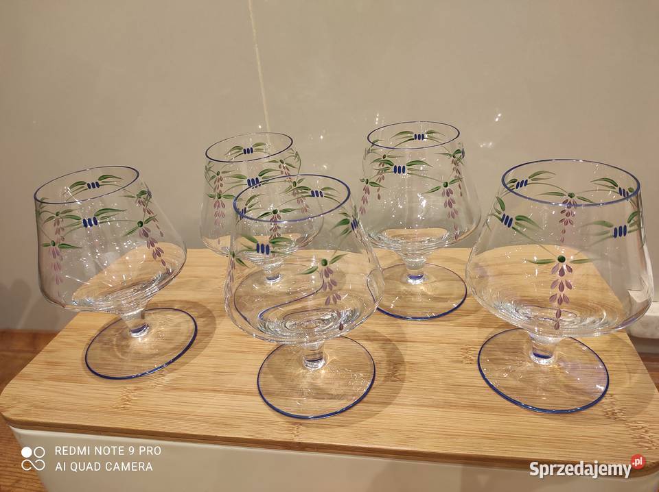 KIELISZKI MALOWANE Ceramika i szkło Legnica