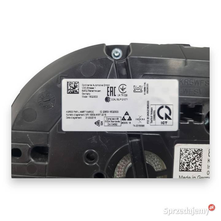 LICZNIK ZEGARY 8V0920761 Audi A3 8V Lift 20 TDI osobowe
