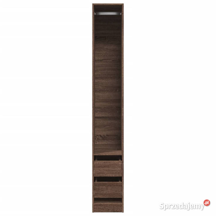 Szafa brązowy dąb 30x50x200 materiał Warszawa